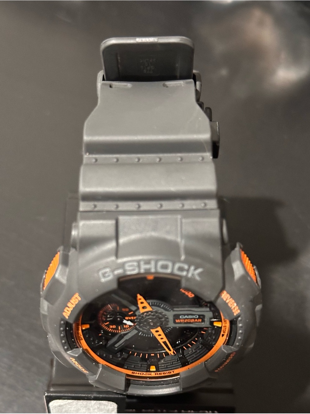 Casio G-Shock GA-110TS Black Orange Analog Digital Shock Resistant Watch - Picture 7 of 7